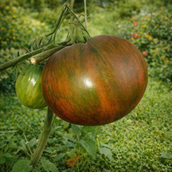 RED AMARILLO STRIPES TOMATO