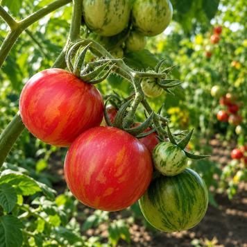 STRAWBERRY TIGER TOMATO