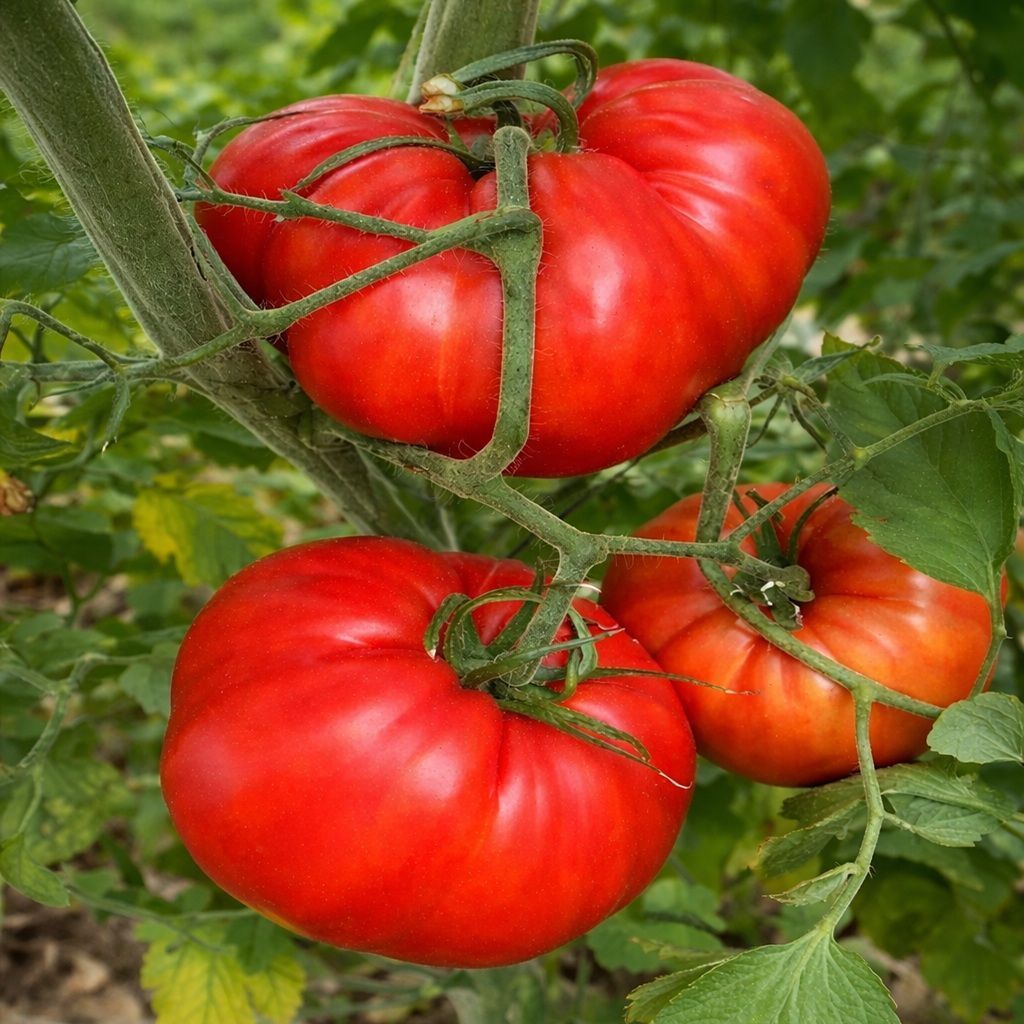 BELARUSIAN HEART  early red heart-shaped tomato