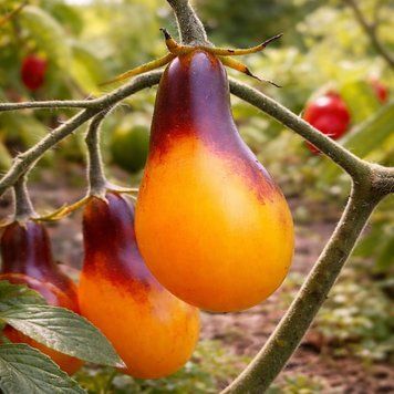 INDIGO PEAR DROPS YELLOW TOMATO